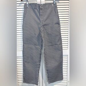 Kitchen Basix White and black checkered Pants size 30